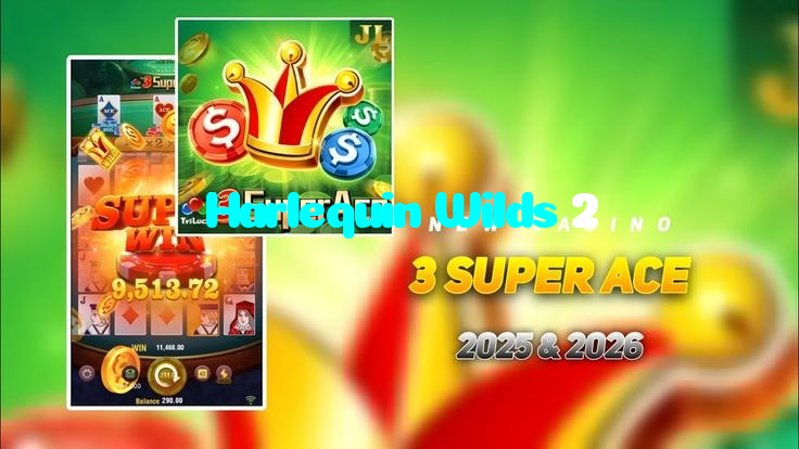 Harlequin Wilds 2 casino presented on mobile device in Pakistan with slots and live games
